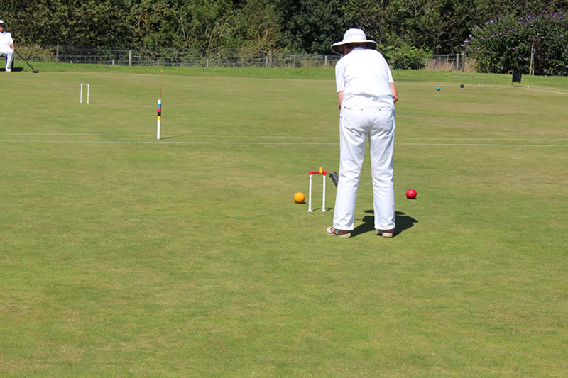 Second day, Margaret runs yellow through hoop 5